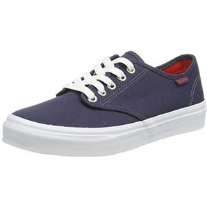 Vans W Camden (Suede) Zwart/W, Dames Low-Top, Blauwe Tribal Ombr, 38.5 EU