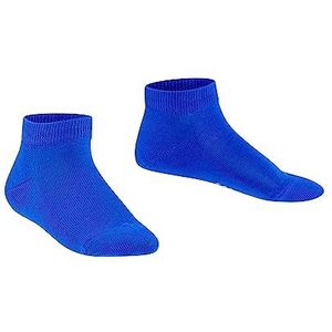 FALKE Uniseks-kind Korte sokken Family K SN Katoen Kort eenkleurig 1 Paar, Blauw (Cobalt Blue 6054), 23-26