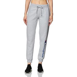 Champion Dames Powerblend Jogger, Script Logo Broek, Oxford Gray-Y07459, XL