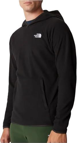The North Face 100 Glacier Hoodie Fleece Heren - TNF Black