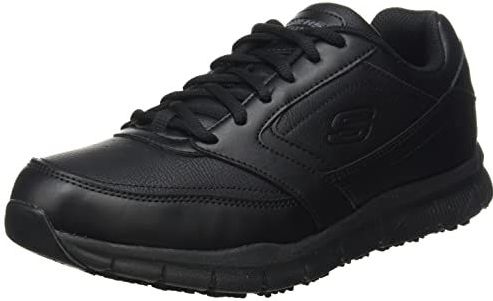 Skechers Nampa heren Sneaker Lage Top, Zwarte Synthetische Pu, 43 EU