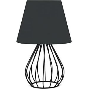 WELL HOME MOBILIARIO & DECORACIÓN nachtlampje. antraciet, type E27 Max 60W, 36 cm, 1 stuk