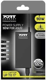 Port Designs - 900007-AS - Voeding voor Notebooks - Zwart - 90 W