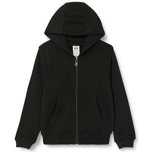 Mukua Byron Kids Sweatshirt met ritssluiting en capuchon, zwart, maat 1/2