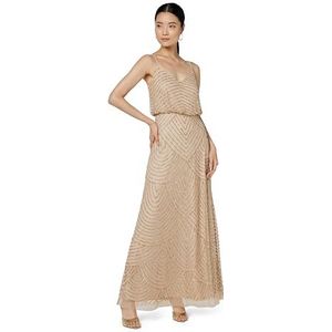 Adrianna Papell - Blouson-jurk - Avondjurk - Lange Kralen - Vloerlengte