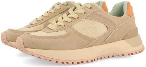 Gioseppo - Floing - Sneakers - Beige - Anatomisch Voetbed - GRS Gecertificeerd