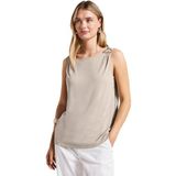 Street One - Silk-Look Top - Beige - Dames
