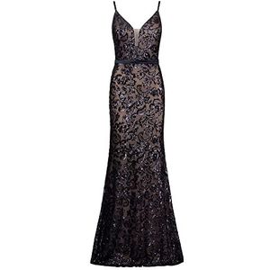 ApartFashion Jurk voor dames, Donkerblauw, 42