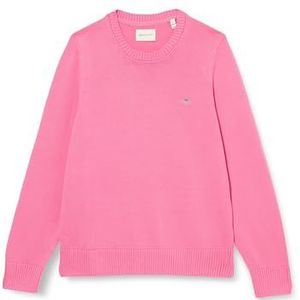 GANT Klassieke katoenen C-hals, rood (bright red), XS