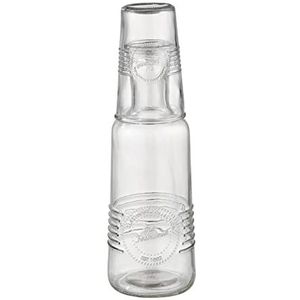 APS Glazen karaf -OLD FASHIONED- Ø 9,5 cm, H: 31 cm glas 2-delige set, bestaande uit: - glazen karaf Ø 9,5 cm, H: 27 cm, 1 liter - drinkglas Ø 8 cm, H: 12 cm, 0,3 liter