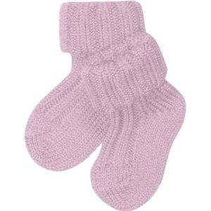 FALKE Uniseks-baby Sokken Soft Rib Bootsock B So wol eenkleurig 1 paar, Roze Blossom 8440, 74-80
