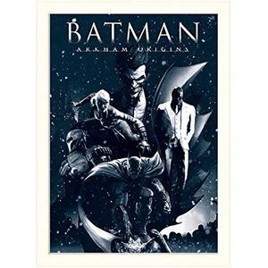 Batman Arkham printen, papier, meerkleurig, 30 x 40 cm