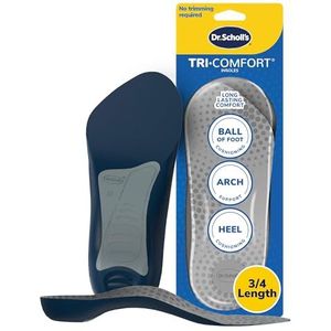Dr. Scholl's Comfort Tri-Comfort inlegzolen voor heren, 1 paar, maat 8-12