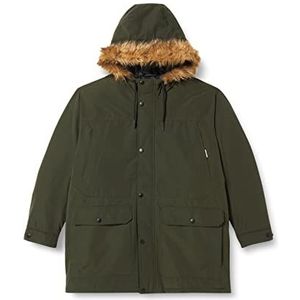 JACK&JONES PLUS Jjwinner parka voor heren, roze., 4XL