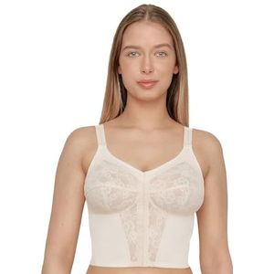 SUSA - Longline BH Classics - Beugelloze Beha - Nude - 3-delig Genaaide Cups