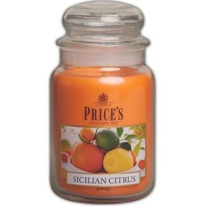 Grote Jar Sicllian Citrus kaars