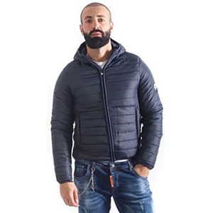 Just Emporio Jas met capuchon voor volwassenen heren, Marine., XL