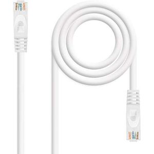 Monkey Ladder RJ45 LSZH Cat.6A UTP Ethernet-netwerkkabel, AWG24, 100% koper, halogeenvrij, wit, 1 m slang