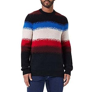 BOSS Heren Knitwear Gebreide Sweater, Zwart, M