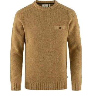 Fjallraven - Lada Round Neck Sweater - Trui - Buckwheat Brown