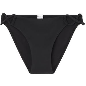 Women'Secret Hibiscus bikinibroek voor dames, Zwart, XL