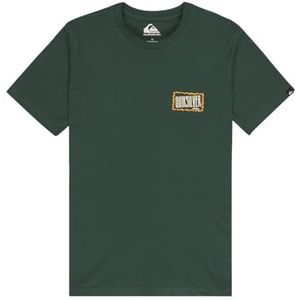 Quiksilver - Ev Gotam Foam - T-shirt - Groen - Korte Mouwen - Jongens 14 Years