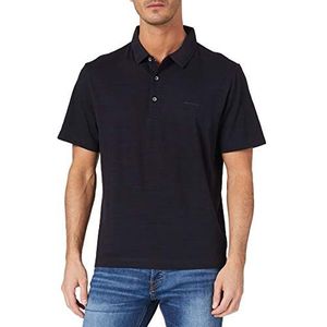 Pierre Cardin Heren poloshirt Organic Cotton Travel Comfort Polo Shirt, blauw, XL