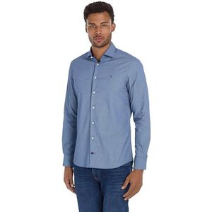 Tommy Hilfiger - Klassiek T-shirt - Donkerblauw - Katoen