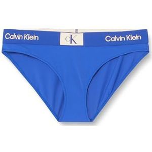 Calvin Klein Vrouwen Bikini Bottoms Sport, Blauw (Midnight Lagoon), S