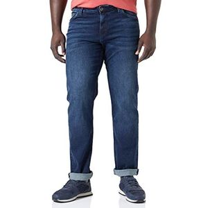 TOM TAILOR Uomini Marvin Straight Jeans 1034662, 10120 - Used Dark Stone Blue Denim, 30W / 30L