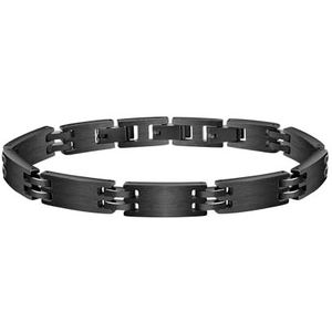 Sector No Limits Energy herenarmband, roestvrij staal, zwart PVD, polijst, SAFT68, 22 cm, roestvrij staal, 22 cm, roestvrij staal, 22 cm, Roestvrij staal