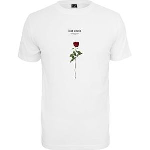 Shirt - Lost Youth Rose - T-shirt - Jersey - Ronde Hals - Kwartmouw