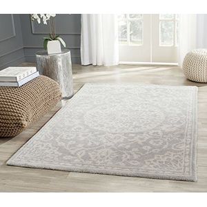 Safavieh Bella handgetuft tapijt, BEL446A, grijs/zilver, 121 x 182 cm