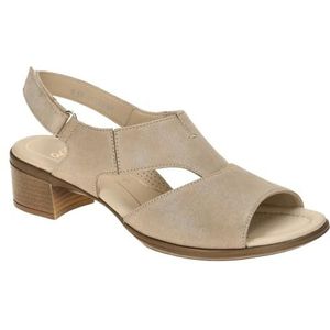 Ara - Lugano-S Highsoft - Sandalen - Zandkleur - Suède-Nubuck