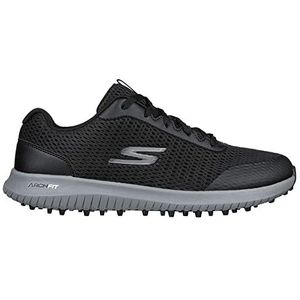 Skechers US Men Elite 5 Arch Fit, waterdichte golfschoenen, heren, zwart/grijs, 42 EU