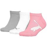 PUMA Sneakersokken (verpakking van 3 stuks), uniseks, Roze/Grijs, 27-30