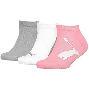 PUMA Sneakersokken (verpakking van 3 stuks), uniseks, Roze/Grijs, 27-30