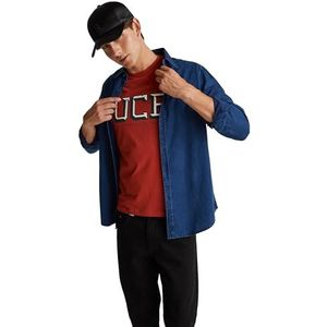 United Colors of Benetton heren overhemd, Blauw, S