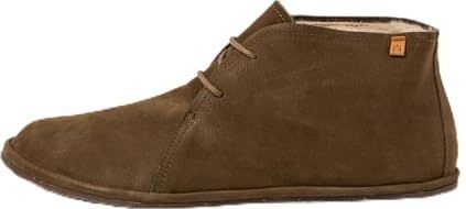 El Naturalista - Pleasant - Enkellaarsjes - Zwart - Leer - Vetersluiting - Plat