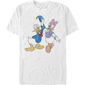 Disney Classics Mickey Classic - Big Donald Daisy Unisex Crew neck T-Shirt White 2XL