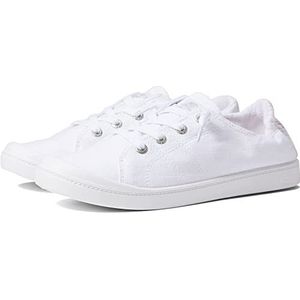 ROXY Dames Bayshore Slip on Schoen Sneaker, Legering Wit Plus, 36.5 EU