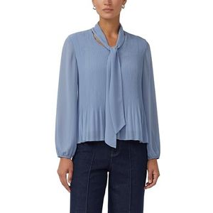 s.Oliver BLACK LABEL Geplooide blouse met lange mouwen, 5456 liter, 34