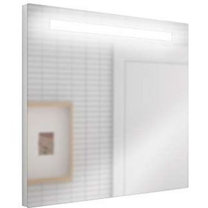 Cygnus Bath Led-spiegellamp voor badkamer, Praga, 600 x 600 mm, hond- of verticale positie, met ledlicht en anti-condenslamp (21 W)