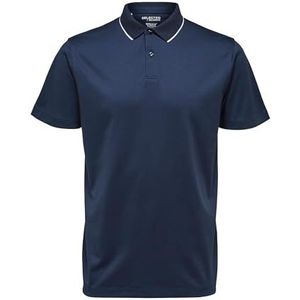 Only Slhleroy Coolmax Ss Polo B Noos voor heren, Marineblauwe blazer, XL