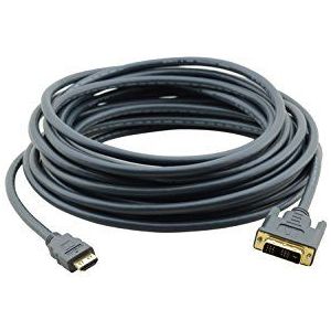 Kramerav C-HM/DM-15 HDMI naar DVI kabel, M/M, 4,6 m - Grijs