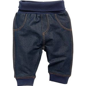 Schnizler Unisex baby sweatbroek jeans-look joggingbroek, blauw (7)., 86 cm