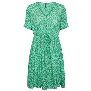 PCNYA SS Dress BF, Iers Groen/Aop: bloem, XS