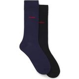 HUGO - Kniekousen - Effen - Pak van 2 paar - Puur Katoen