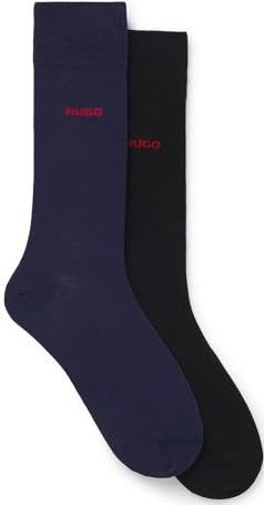 HUGO - Kniekousen - Effen - Pak van 2 paar - Puur Katoen