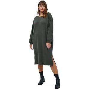 Peppercorn Dames Rosalia Boothals Jurk 10, Beluga Green, XS